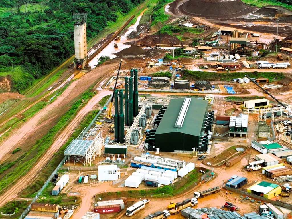Construction of a 78 megawatts power plant at Mt. Tokadeh. Photo: ©ArcelorMittal