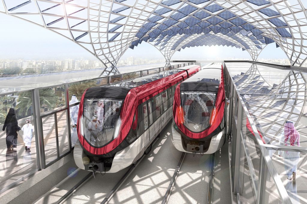 Metro Riyadh: Automated, driverless metro trains, photo source: Siemens Mobility