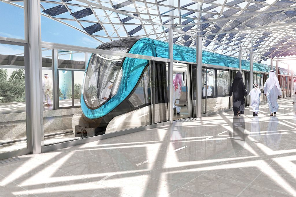 Metro Riyadh: Automated, driverless metro trains, photo source: Siemens Mobility